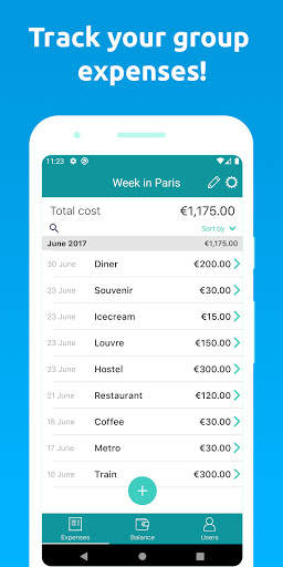 Split expenses - I owe you app (IOU). screenshot 1