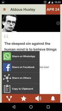 Aldous Huxley Daily screenshot 6
