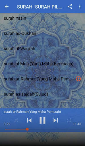 SURAH-SURAH PILIHAN MP3 screenshot 4