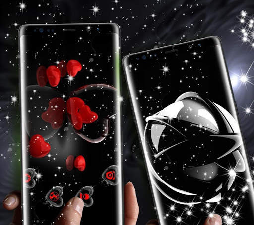 Black Live Wallpaper screenshot 3