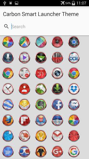 Smart Launcher Theme Carbon screenshot 5