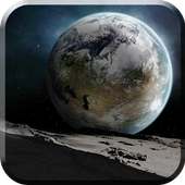 Earth From Moon Live Wallpaper on 9Apps