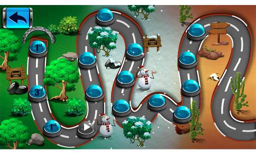Fast Racing 4 seasons screenshot 3