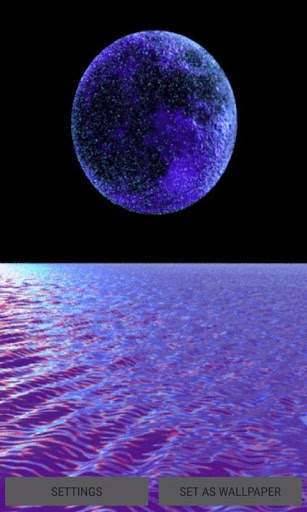 Night Moon Live Wallpaper screenshot 1