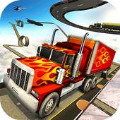 Impossible 18 wheeler Truck Driving Tracks 1.0
