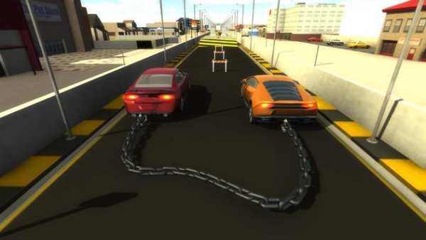 Chained Cars Rivals Racing Crazy Stunt Driver 3D screenshot 2
