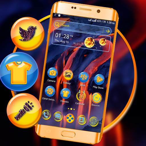 Volcano Hill Launcher Theme 4.1