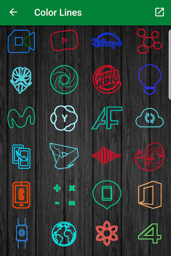 Color Lines - Icon Pack screenshot 2