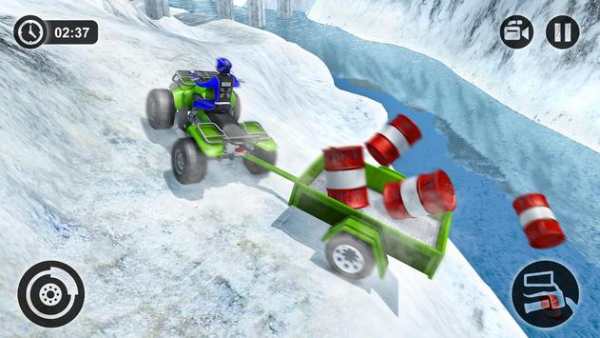 Consegna in quadriciclo fuoristrada: ATV Rider Sim screenshot 8