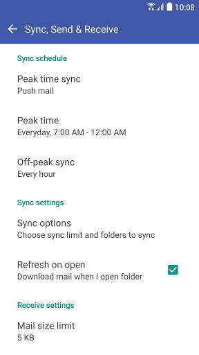 HTC Mail screenshot 5