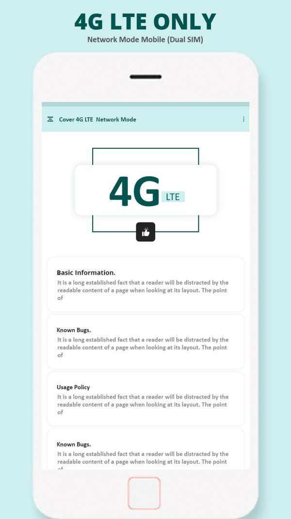 Force LTE Only - 4G LTE Mode screenshot 6