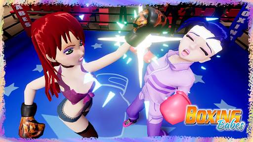 Boxing Babes: Sexy Anime Hot Stars Fighting Game screenshot 1