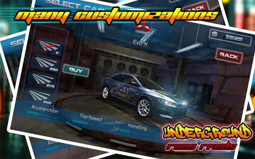 Underground Race Rivals 9 تصوير الشاشة