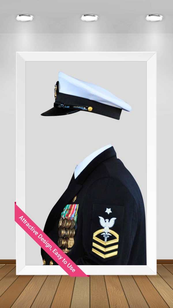 Navy Photo Suit Maker screenshot 2