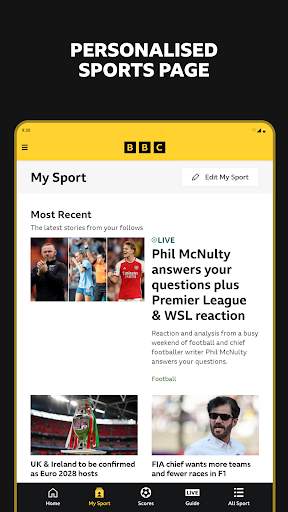 BBC Sport - News & Live Scores screenshot 14