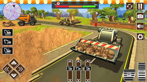 Construction Excavator Sim 3D screenshot 4