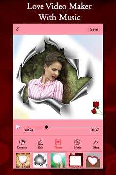 Love Video Maker With Music 2018 screenshot 1