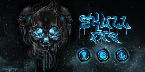 Skull Fire Go Launcher Theme screenshot 4