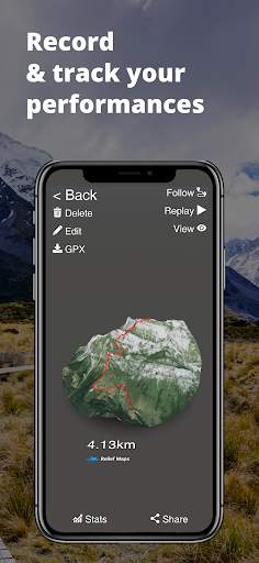 Relief Maps - 3D GPS screenshot 5