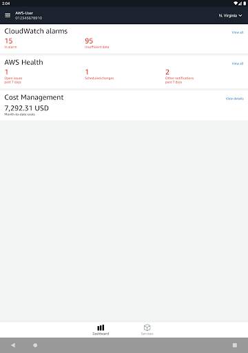 AWS Console screenshot 13