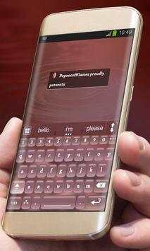 Purplish stones AiType Theme screenshot 1