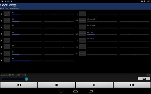Xmp Mod Player screenshot 9