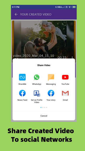 Birthday video maker for Son - with photo and song screenshot 5