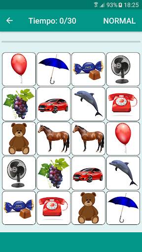 Juego de memoria Picture Match screenshot 2