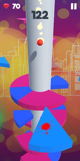 Jumplix: Helix Ball Bounce 3D screenshot 2