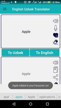 English Uzbek Translator screenshot 4