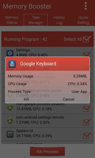 Memory booster   Ram Cleaner screenshot 4