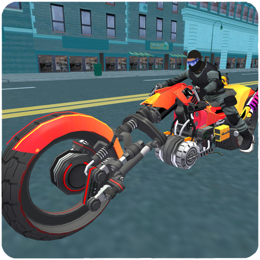 Police Sci Fi Bike Rider 3D icon
