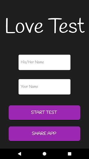 Love Test screenshot 1