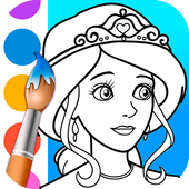 Princess Coloring Pages icon