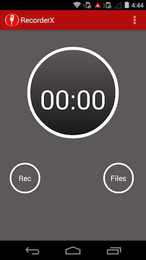 Audio Recorder X screenshot 1