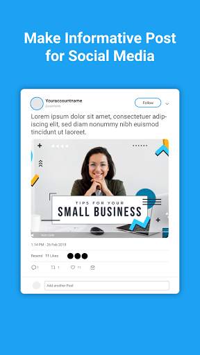 Social Media Post Maker: Graphic Design Ad Poster screenshot 7