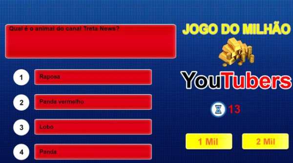 Jogo do Milhão Youtubers screenshot 2