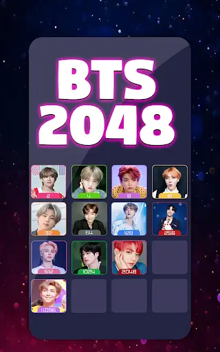 BTS 2048 Game screenshot 1