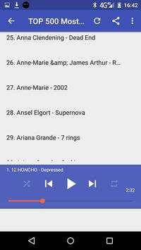 TOP 500 Most Popular Songs screenshot 3