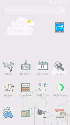 Elfish-APUS Launcher theme screenshot 1