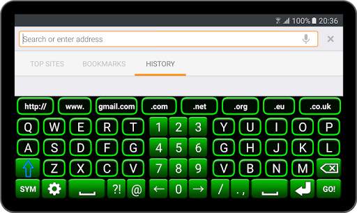 Green Neon Keyboard स्क्रीनशॉट 6