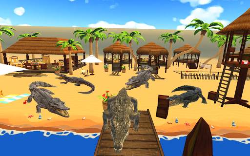Crocodile Hunter 3d : Hungry Crocodile Attack Game screenshot 5