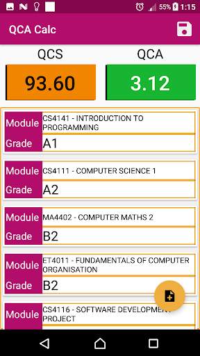QCA Calculator скриншот 2