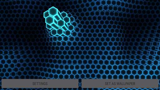 Neon Cells Particles 3D Live Wallpaper screenshot 10