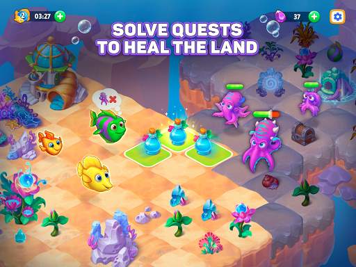 Sea Merge! Fish Games in Aquarium & Ocean Puzzle screenshot 8