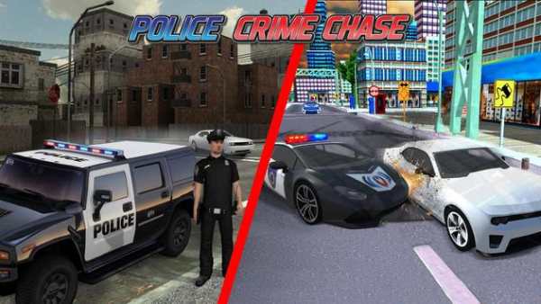 Police Cars & Jeep Crime Chase 2018 screenshot 1