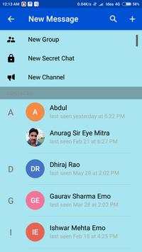 Chat Messenger 2018 screenshot 4