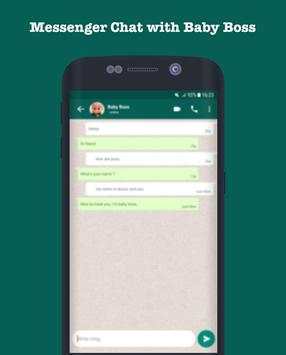 Messenger Chat with Baby Boss screenshot 3