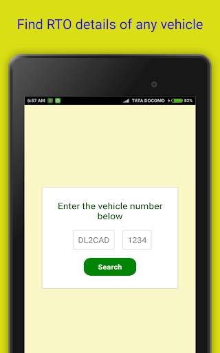 Vehicle registration details screenshot 5