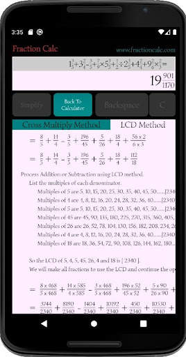 Fraction Calc - Fraction Calculator screenshot 6